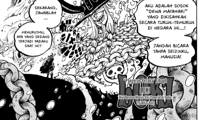 Spoiler One Piece Chapter 1132: Loki Ternyata Masih Saudara Kandung Hajrudin, Bajak Laut yang Jadi Bawahan Luffy