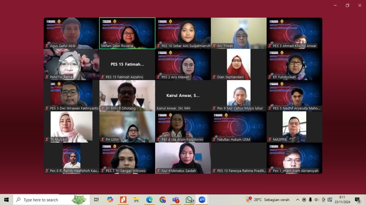 FH USM dan Peradi Gelar Pendidikan Khusus Profesi Advokat