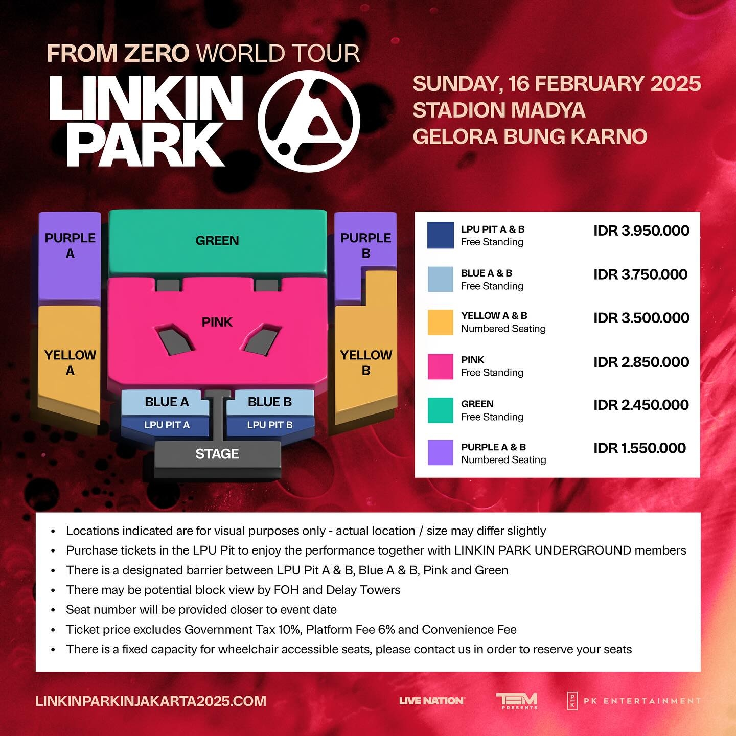 Event Vibes! Konser Musik From Zero World Tour 2025: Linkin Park Siap Guncang Jakarta, Tiket Segera Dijual!