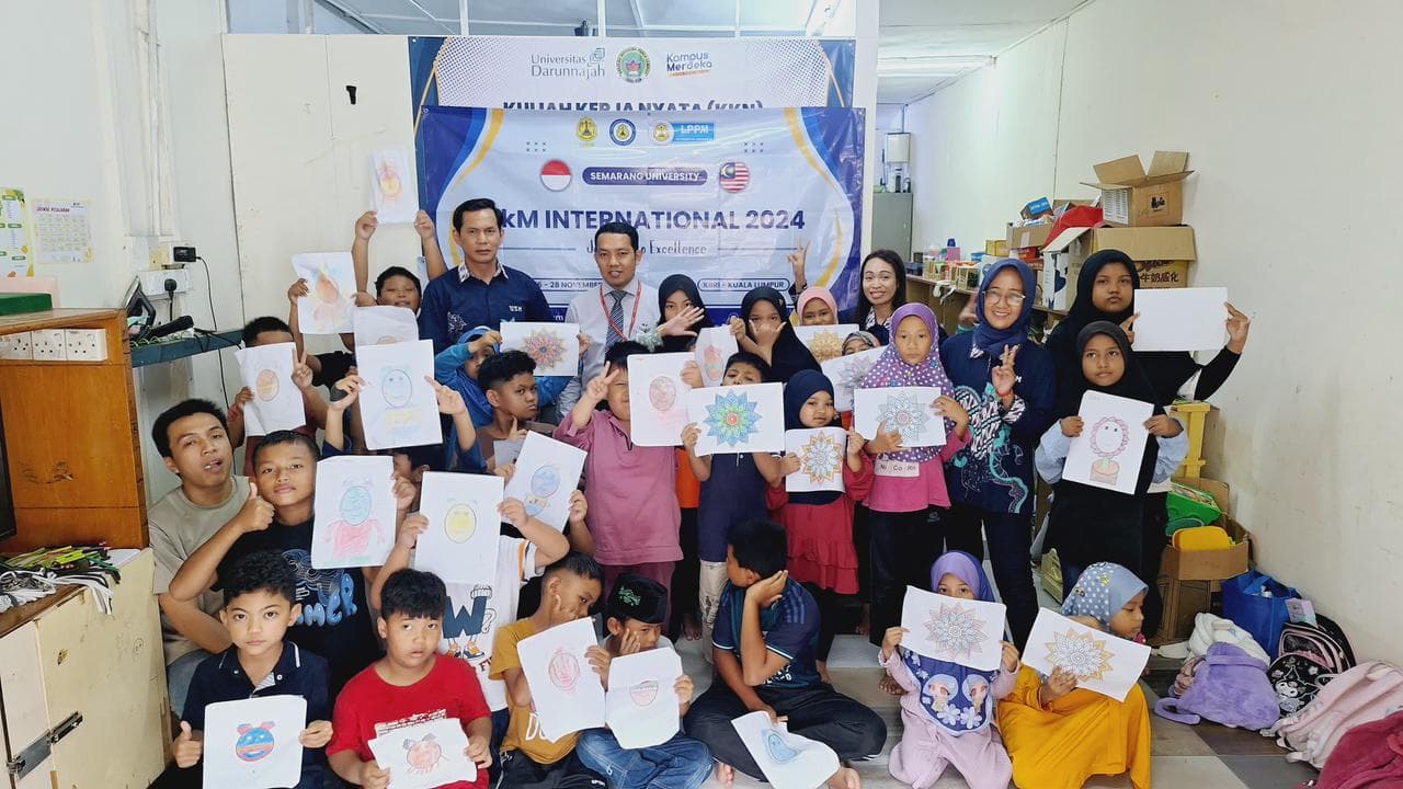 Tim Dosen USM Beri Pelatihan Art Therapy di Sanggar Belajar Sentul