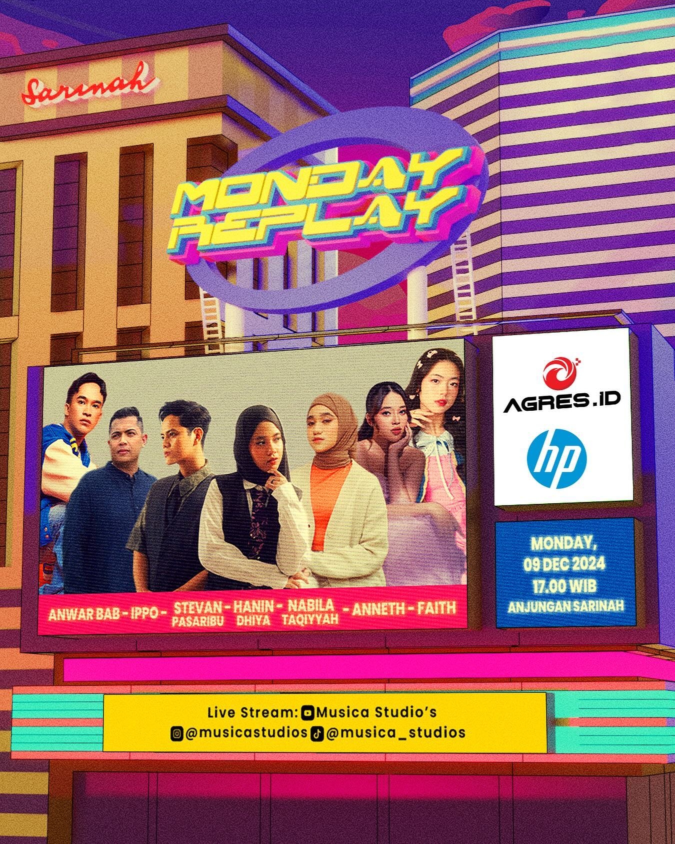 Event Vibes! Awali Hari Senin dengan Ikut Acara Monday Replay: Nostalgia Musik Indonesia Bersama Musisi Terbaik di Anjungan Sarinah