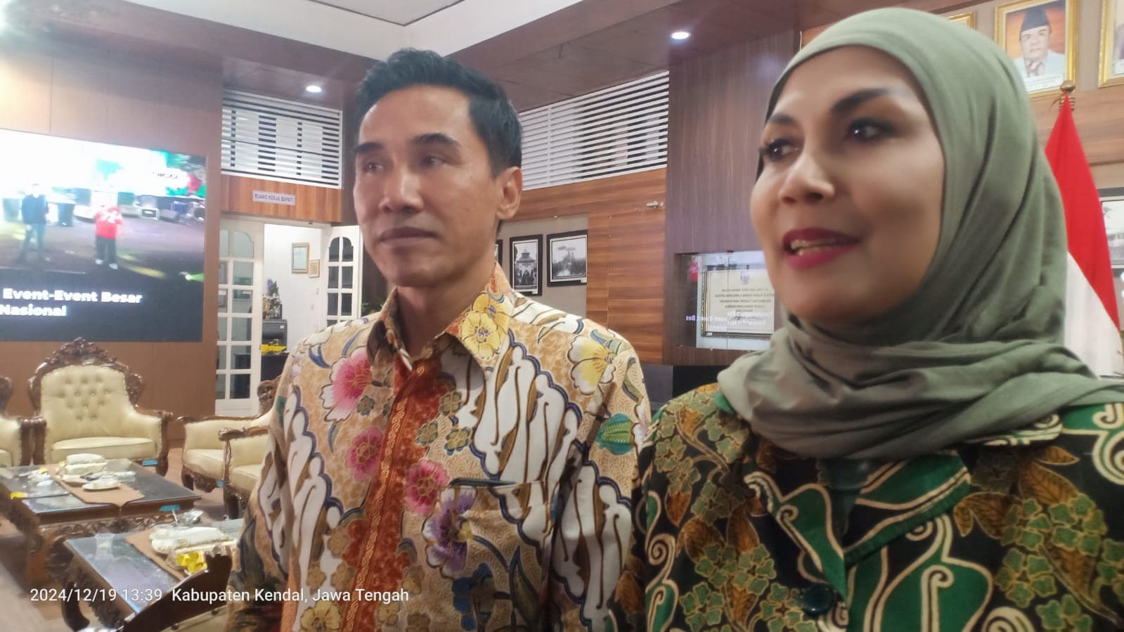 Bertemu Dico, Tika - Benny Siap Lanjutkan Kepemimpinan Kabupaten Kendal