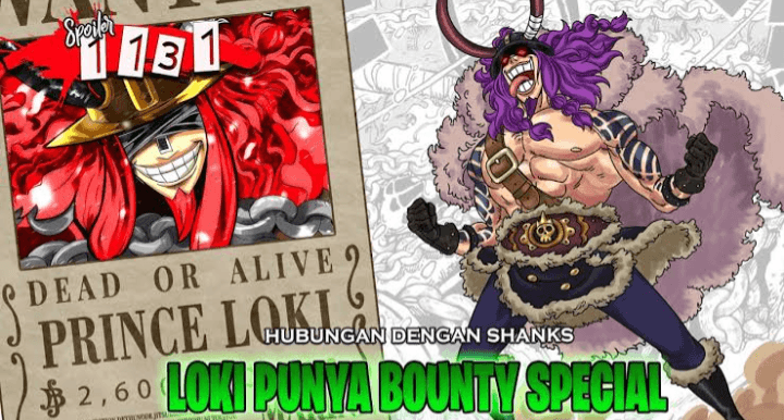 One Piece: Ini Penyebab Loki Pangeran Elbaph Punya Bounty Setara Yonkou, Ancaman Besar Bagi Dunia