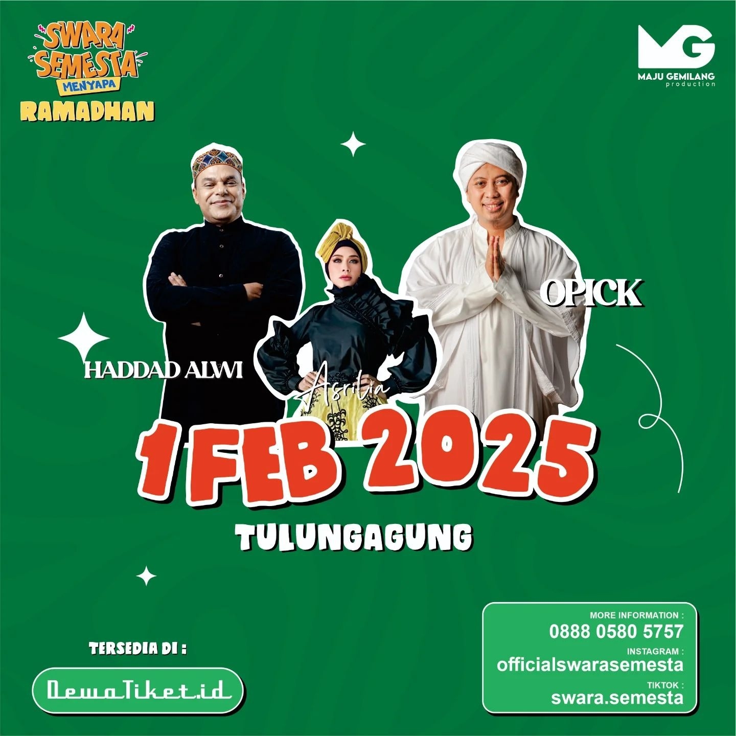 Event Vibes! Mari Hadiri Swara Semesta Menyapa Ramadhan di Tulungagung: Konser Religi yang Akan Menyentuh Hati