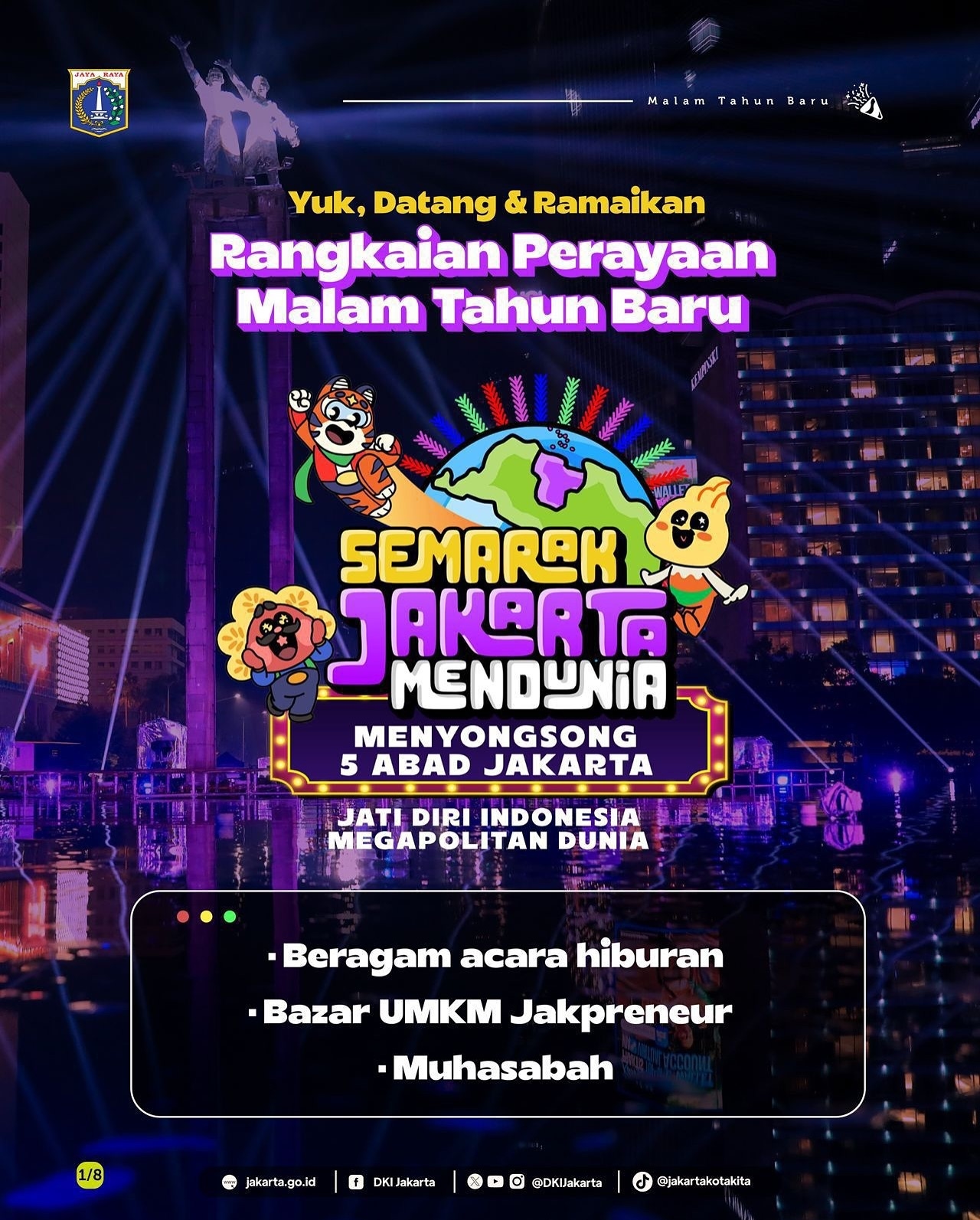Event Vibes! Meriahkan Semarak Jakarta Mendunia: Malam Tahun Baru 2025 dengan Berbagai Macam Atraksi Spektakuler yang Wajib Anda Nikmati!