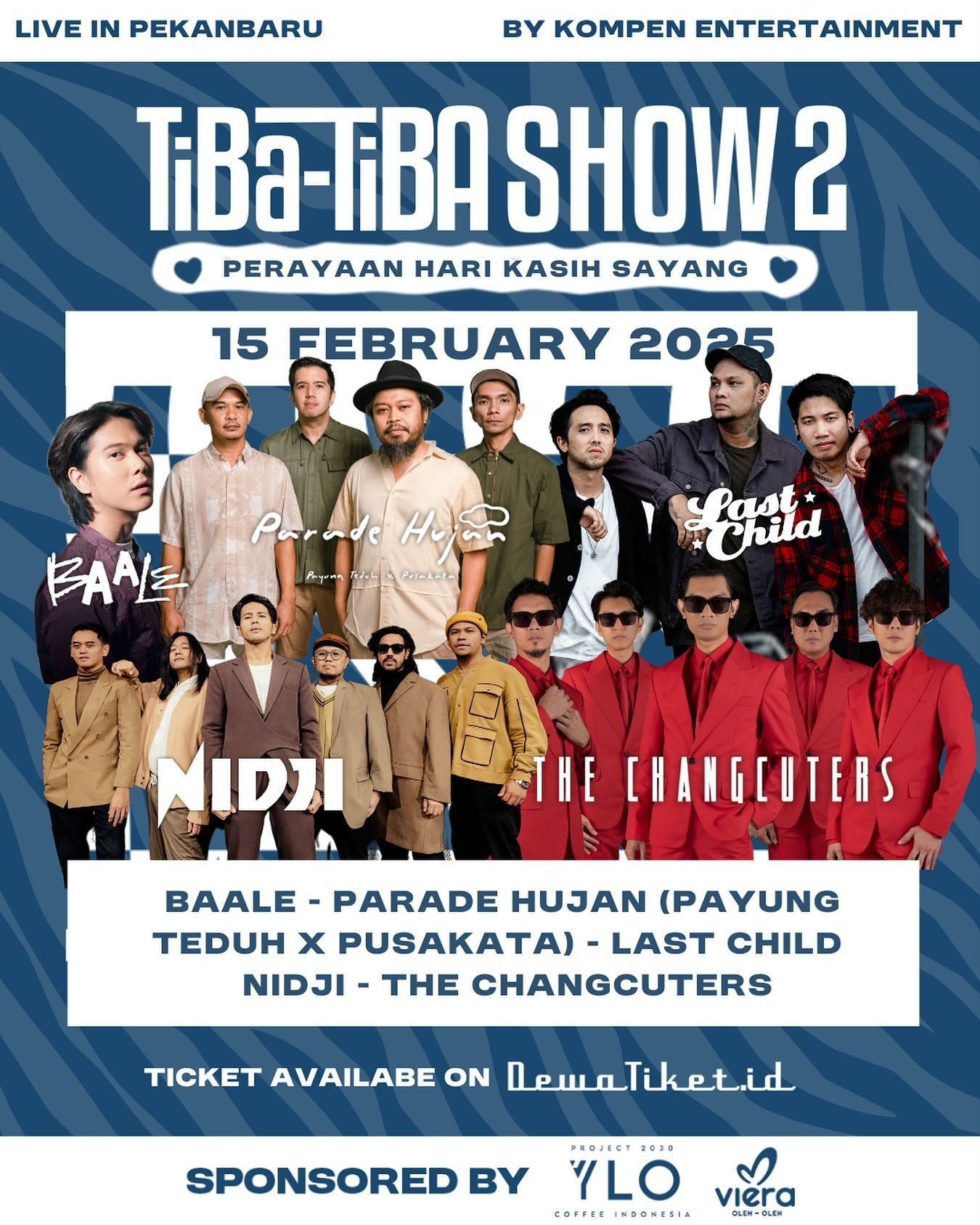 Event Vibes! Tiba Tiba Show 2 Siap Menggebrak Pekanbaru! Jangan Lewatkan Kejutan Musik dengan Harga Tiket Mulai 109K!