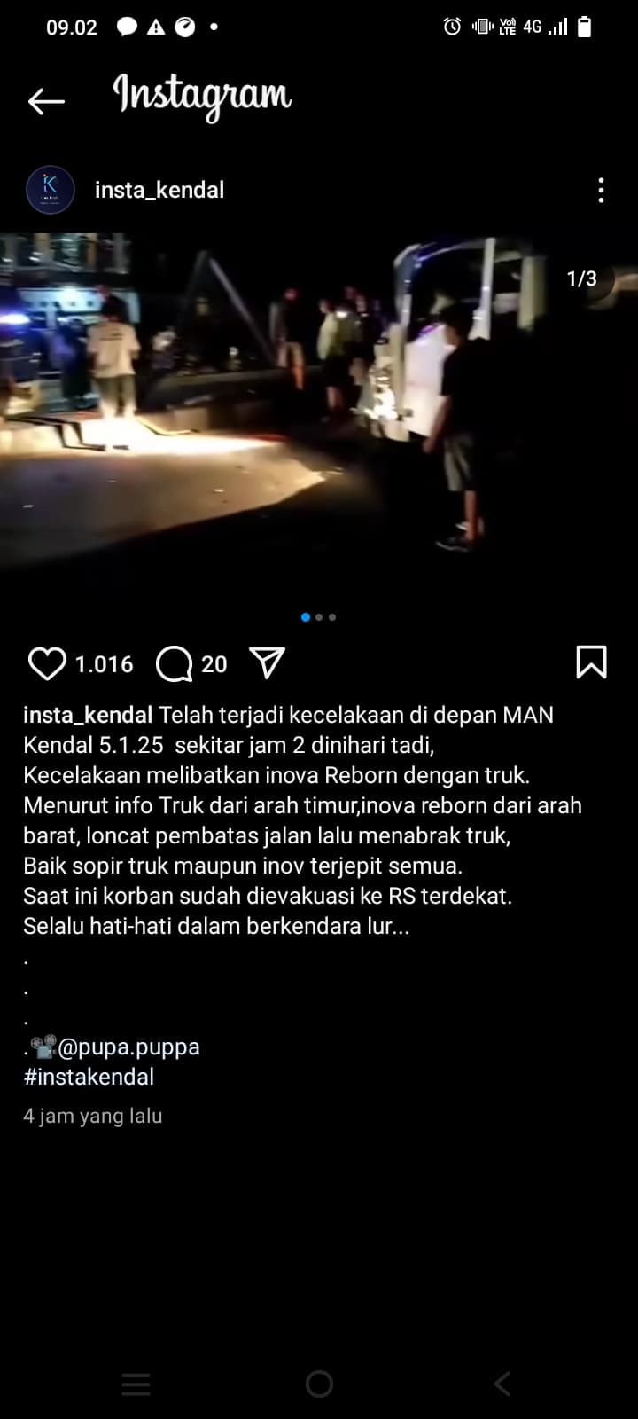 Adu Banteng Inova Reborn vs Truk di Depan MAN Kendal, Netizen Berdebat Apakah Supir Mabuk atau Ngantuk