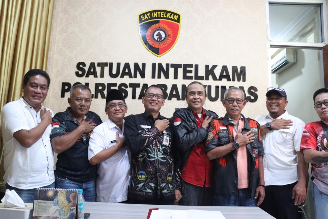 PP dan GRIB Jaya Banyumas Teken Nota Damai di Hadapan Polisi dan TNI