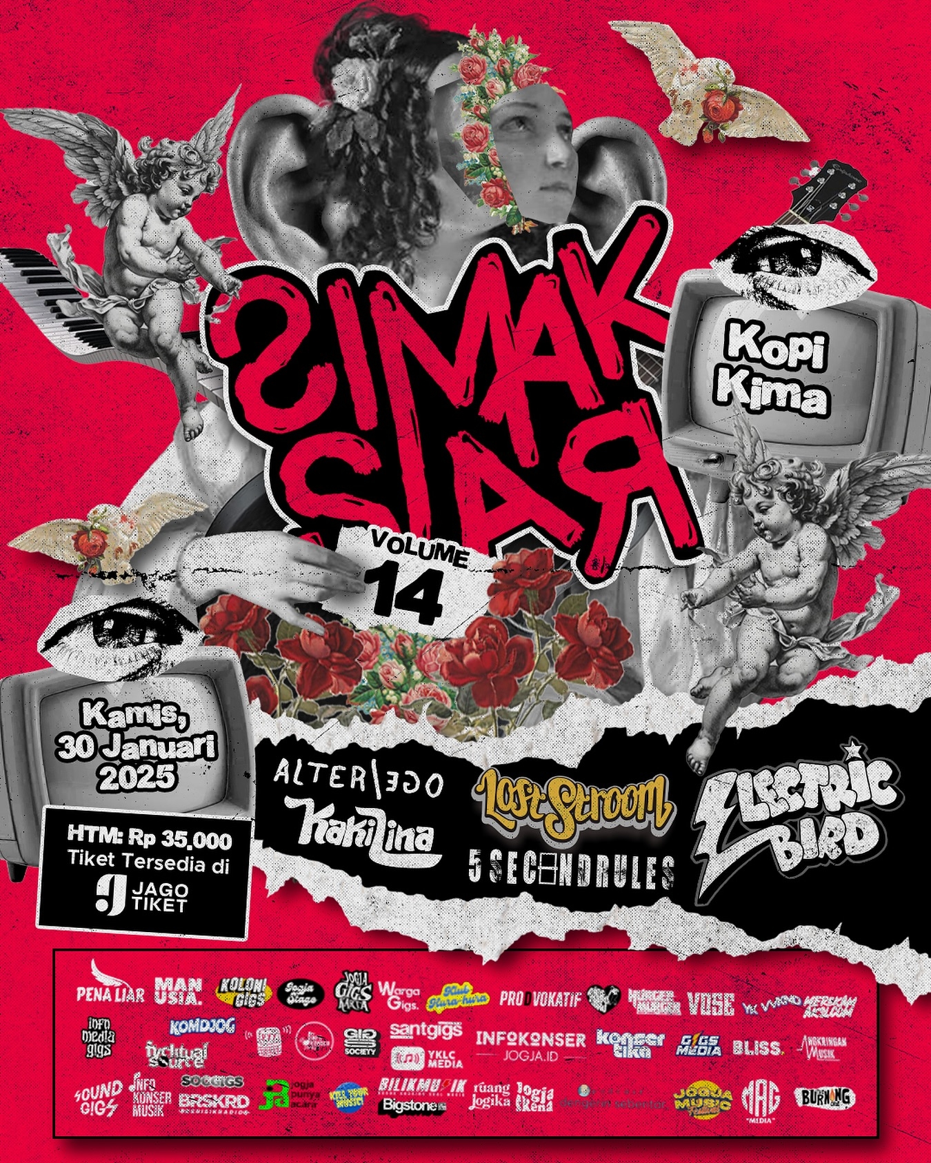 Event Vibes! Guncang Yogyakarta! Gelaran Simak Siar Vol 14 Siap Hadirkan Malam Penuh Musik dan Energi Positif