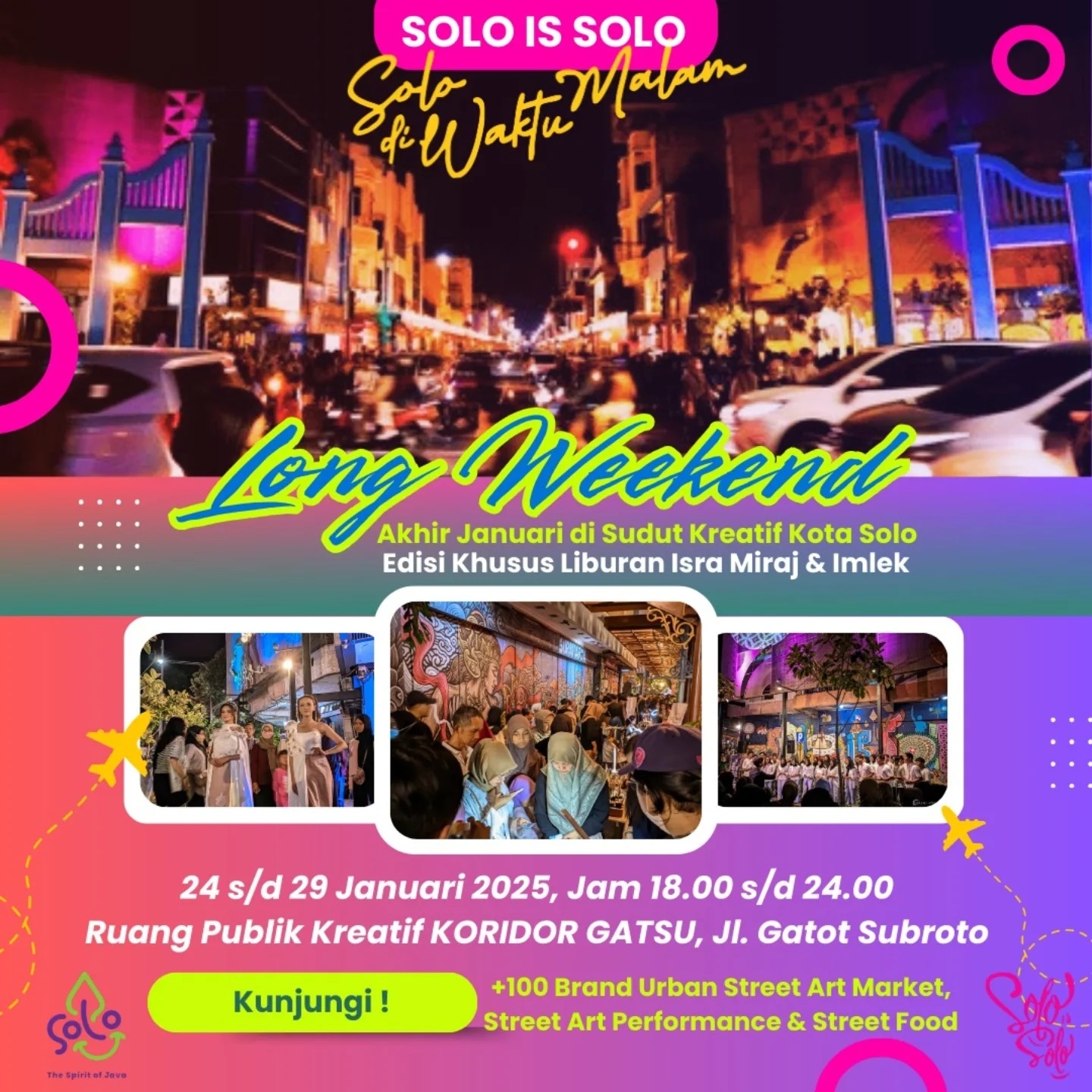 Event Festival Solo is Solo 2025: Perpaduan Magis Isra Miraj dan Imlek dalam Perayaan Budaya yang Hangat