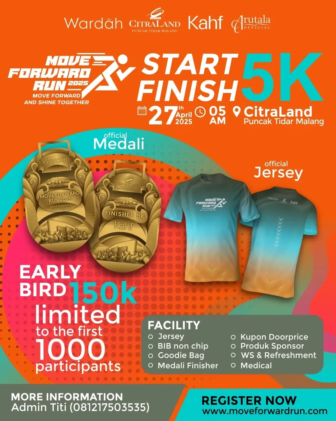 Lari Sambil Menikmati Kesejukan Malang: Move Forward Run 2025 Hadirkan Pengalaman Berlari di Ketinggian CitraLand Puncak Tidar