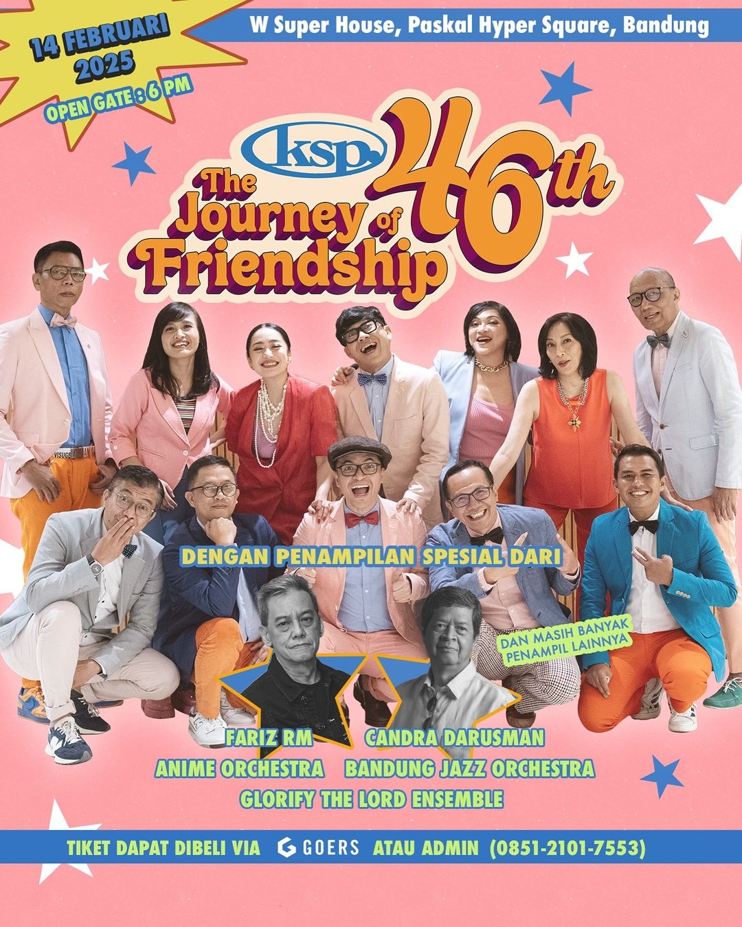 46 Tahun KSP Band: Dari Panggung Kampus ke Konser Megah Bersama Legenda Musik Indonesia! Fariz RM hingga Dewi Gita Siap Menggetarkan Bandung