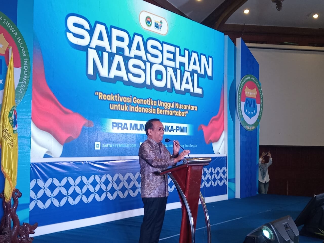 Menko PMK Pratikno Ajak Alumni PMII Dukung Program Unggulan Pemerintah