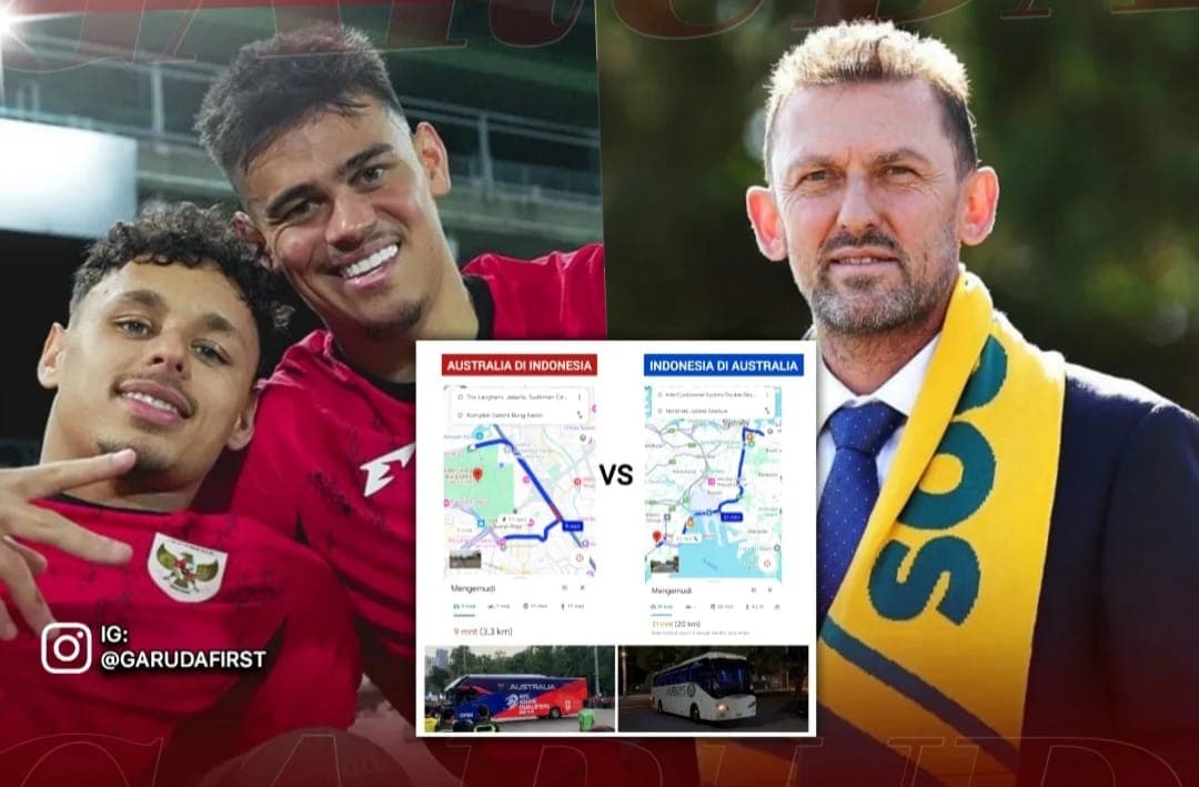 Jelang Laga Indonesia vs Australia, Timnas Indonesia Dijahilin Tuan Rumah