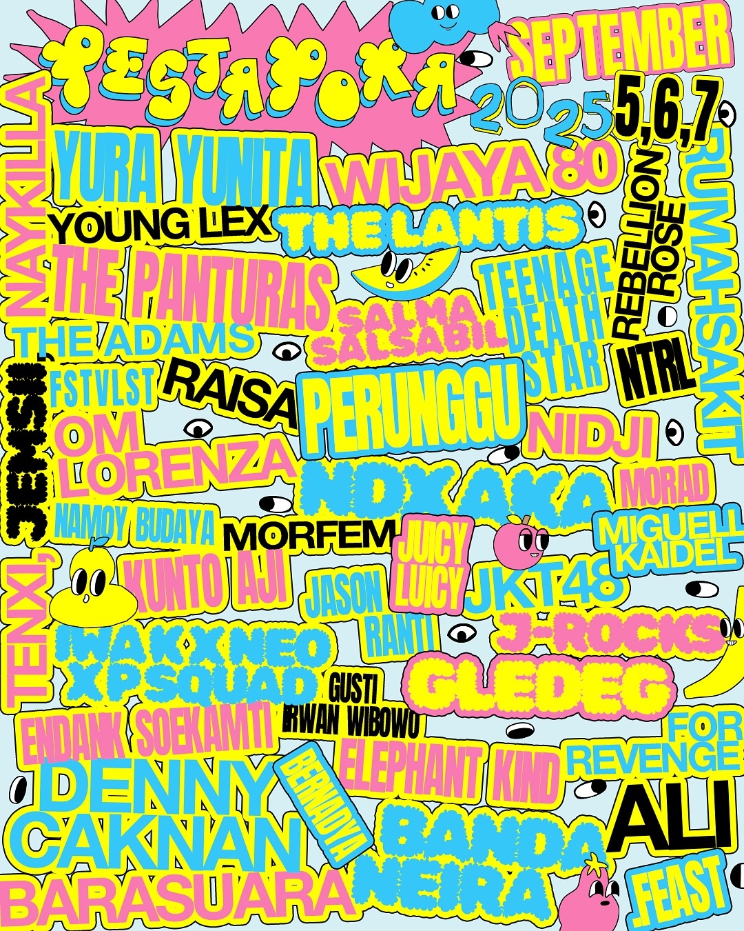 Pestapora 2025 Resmi Umumkan Line Up! Yura Yunita Hingga Denny Caknan Siap Meriahkan Panggung Megah