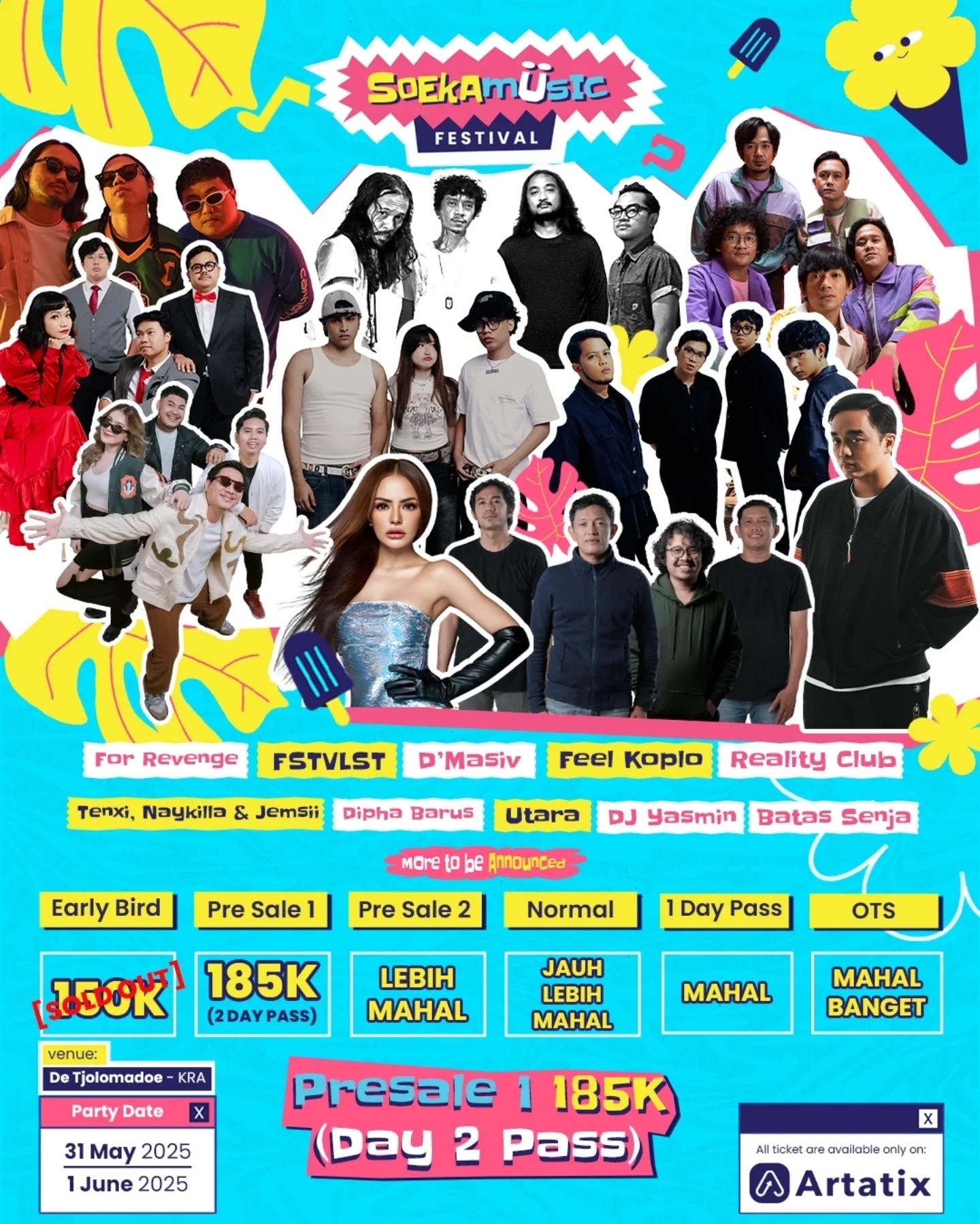 Geger! Soeka Music Festival 2025 Hadir Selama 2 Hari Nonstop! For Revenge, Dmasiv, Dipha Barus Siap Menghibur! Line Up yang Bikin Merinding!