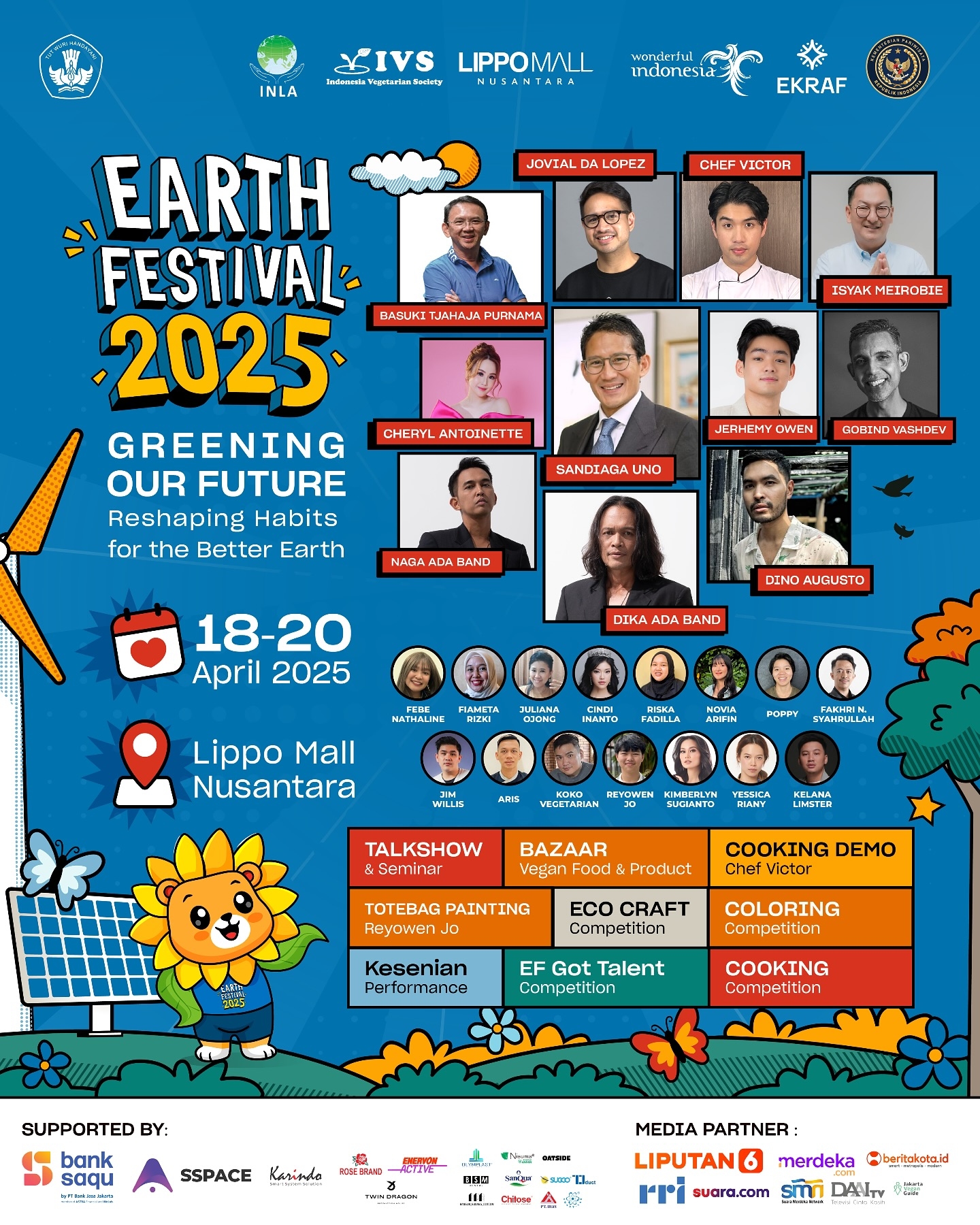 Gempar! Earth Festival 2025 Kembali! Ajak Publik Ubah Kebiasaan Demi Bumi yang Lebih Baik! Ada Jovial Da Lopez juga!