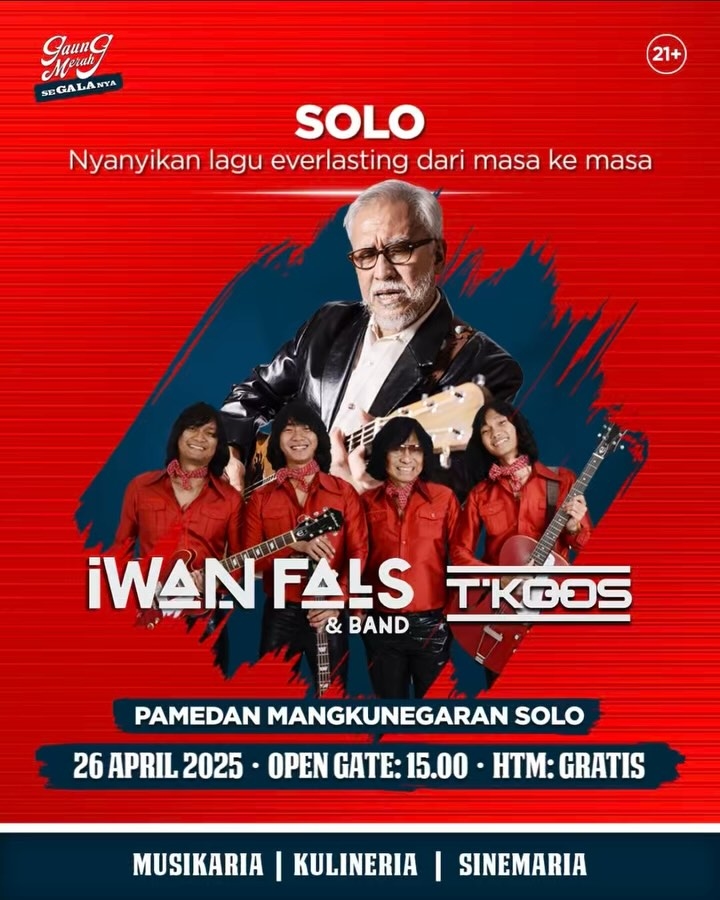 Pecah! Iwan Fals Gegerkan Solo! Konser Gratis di Mangkunegaran! Siap Nostalgia Bareng?!