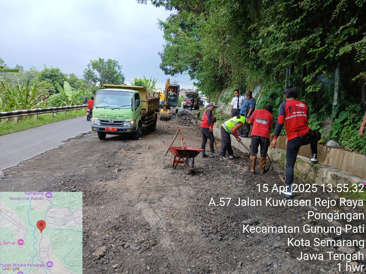 Jalan Rusak Langsung Diatasi Berkat Lapor Semar AWP