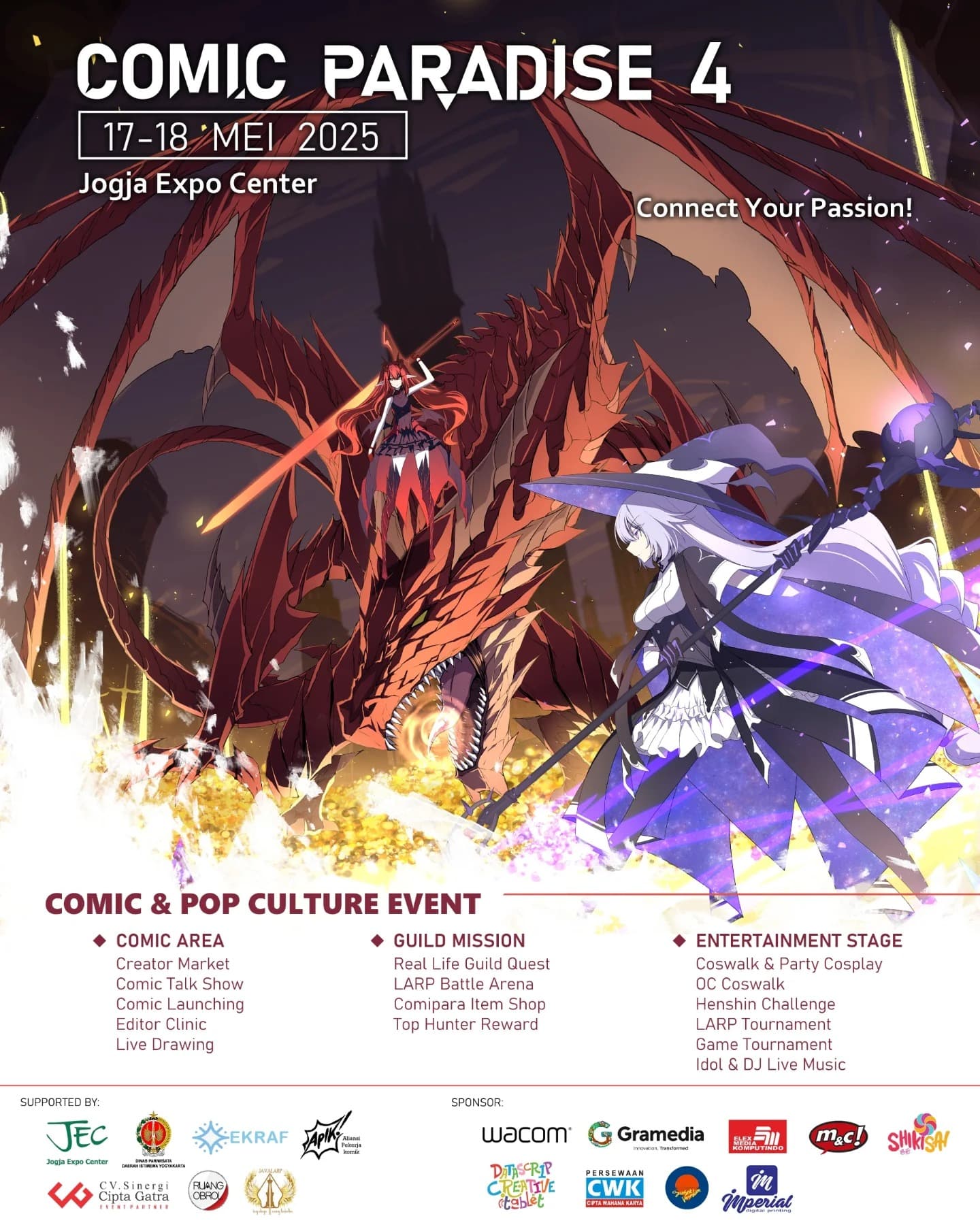 Surga Komik Terbesar di Jogja Comeback! Ratusan Creator Pamer Karya! Komik Jepang & Singapura Juga Merapat! Tiket Cuma Gocengan?!