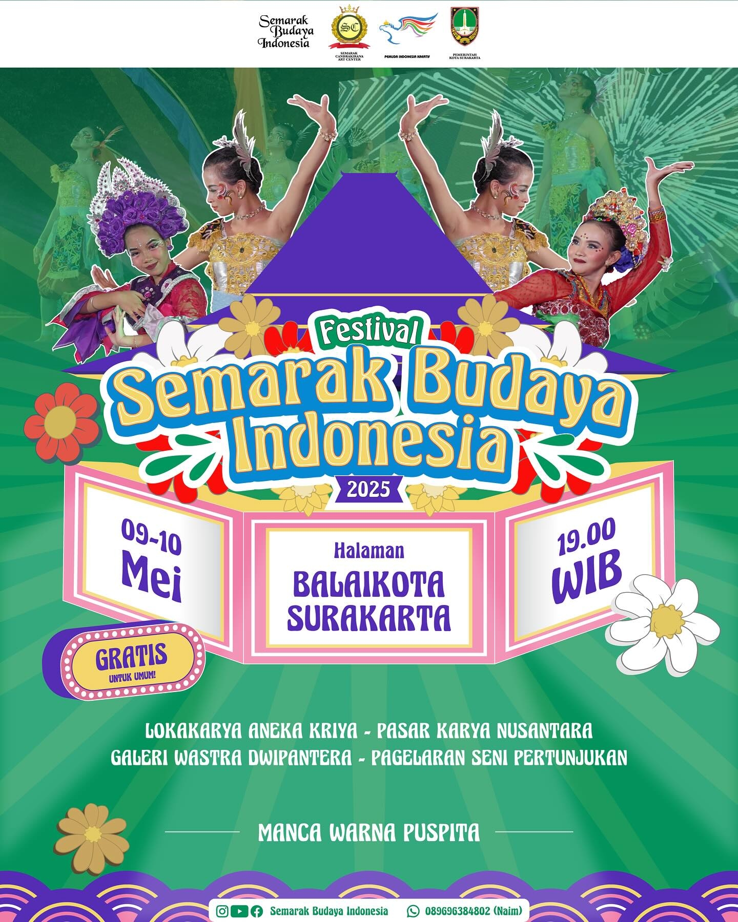 Siap-Siap Terhipnotis! Solo Gelar Pesta Budaya Nusantara! 2 Hari Nonstop! Gratis Tis! Ada Apa Aja Sih?
