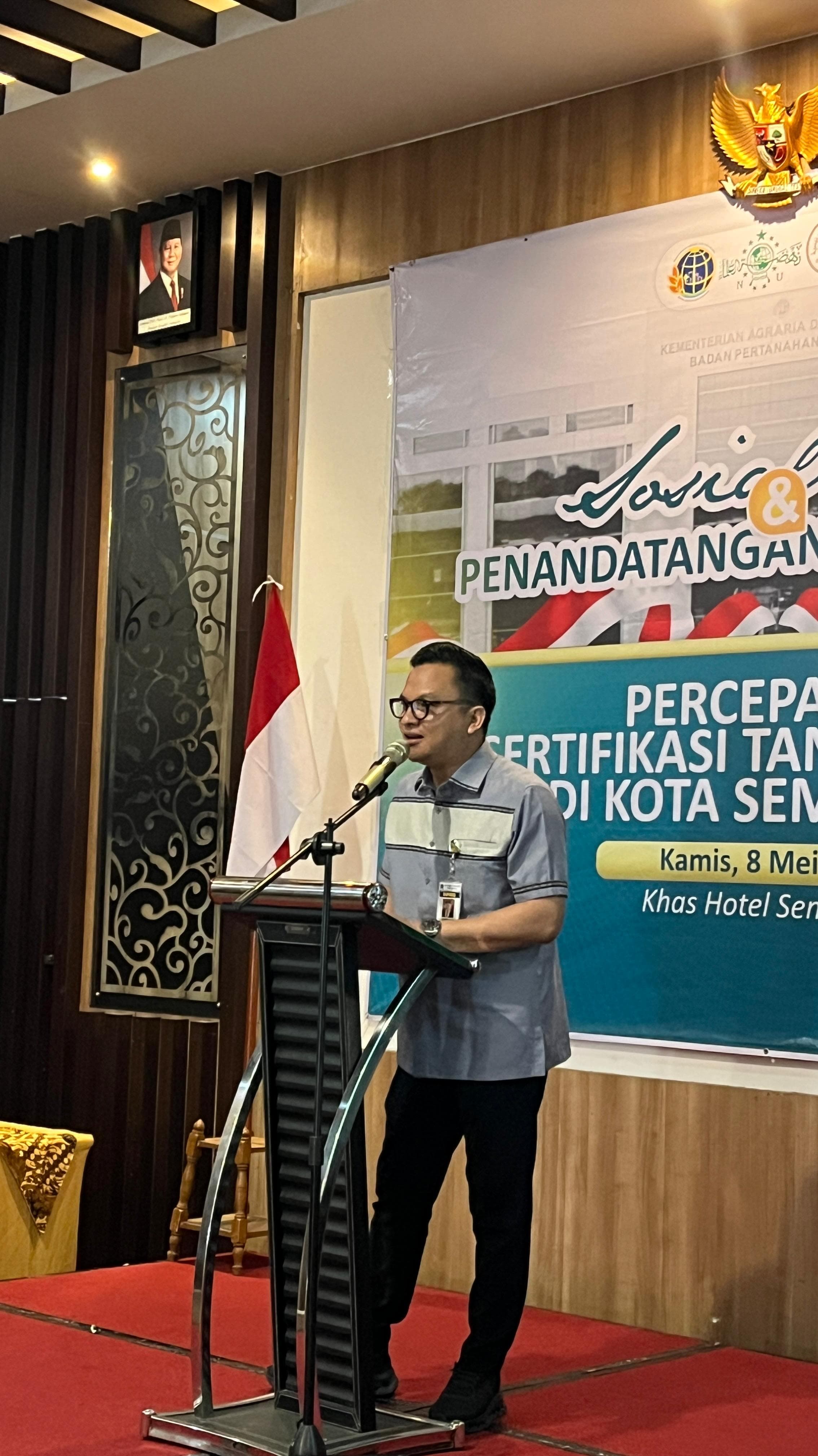 Lindungi Tanah Wakaf untuk Umat, Dipa Fasilitasi Penandatanganan Percepatan Sertifikasi Tanah Wakaf di Kota Semarang