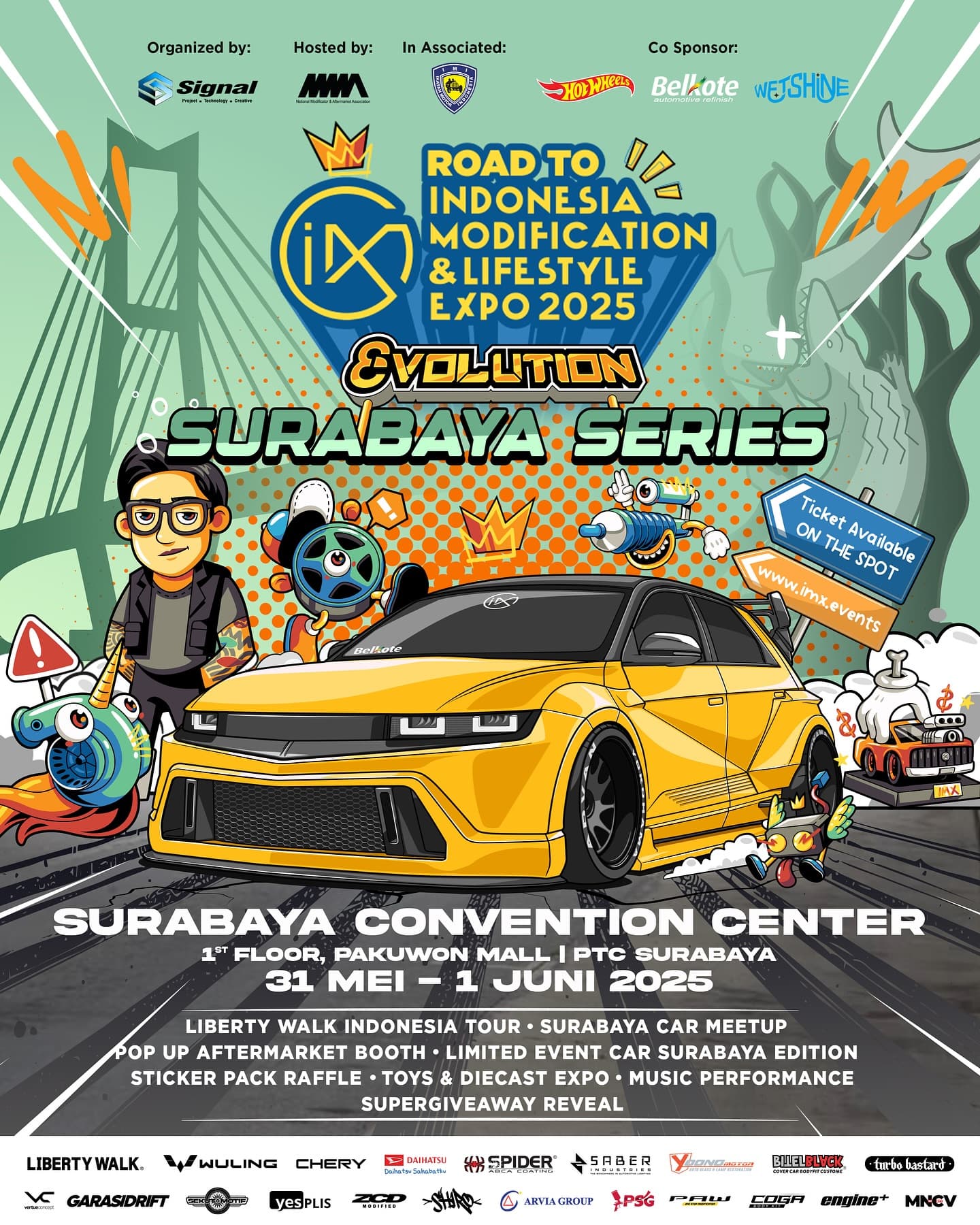 GEGER SURABAYA! Mobil-Mobil MODIFIKASI TERGILA Bakal Pamer Kekuatan Pada Event IMX 2025! Jangan Sampai Ketinggalan!