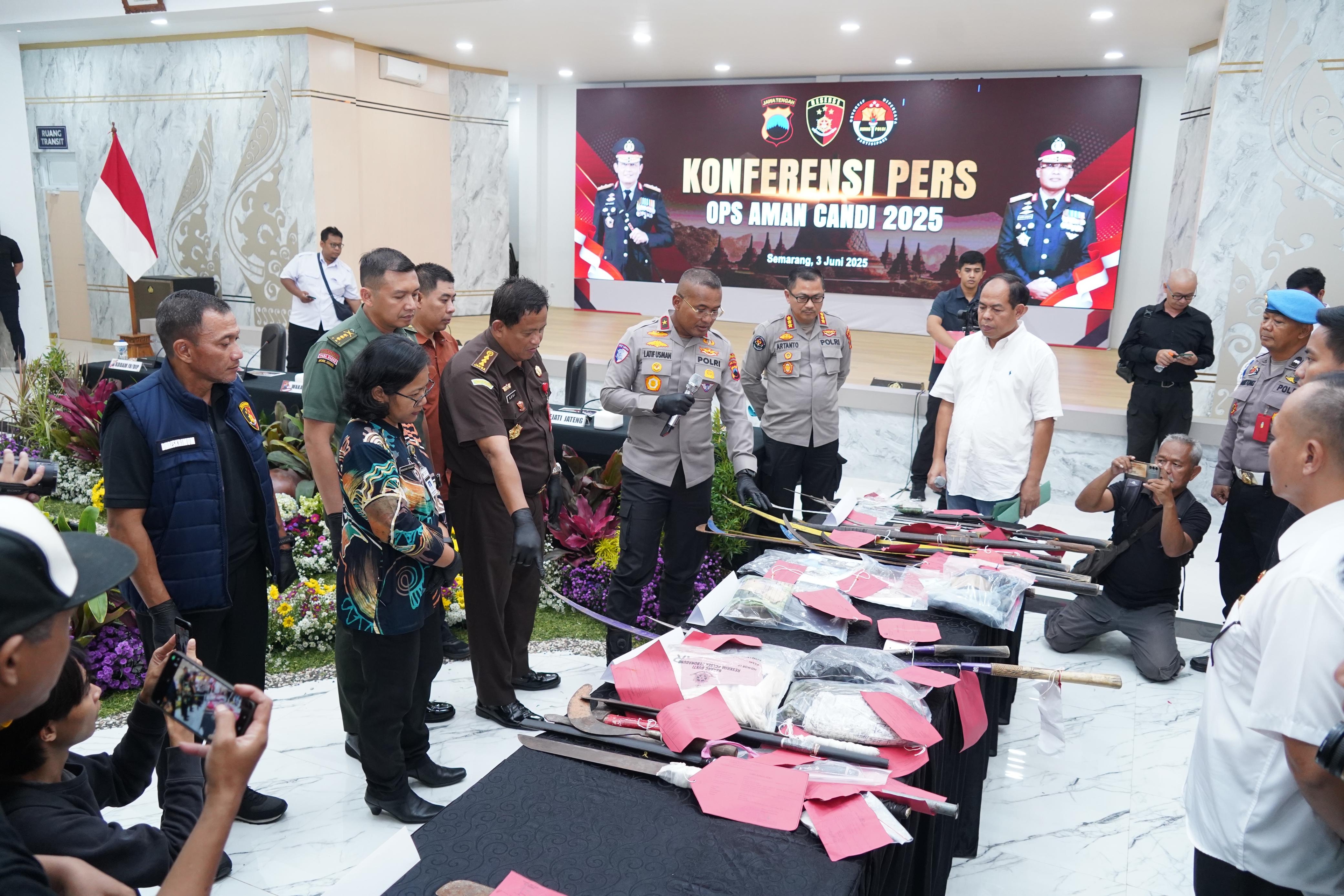 Polda Jateng Lanjutkan Pemberantasan Premanisme, 916 Tersangka Selama Masa Operasi Aman Candi 2025