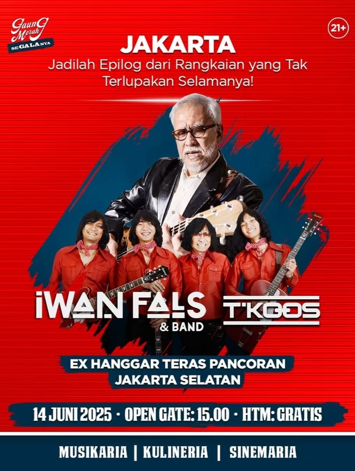 Setelah Tertunda, Konser Iwan Fals Bertajuk Gaung Merah SeGALAnya Akhirnya Punya Jadwal dan Lokasi Baru!