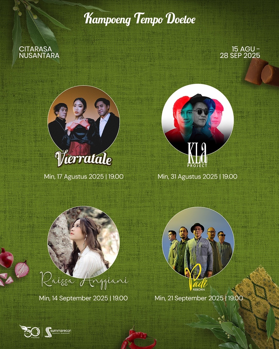 Kumpul! Kampoeng Tempo Doeloe 2025 Siap Guncang Kelapa Gading, Ada Padi Reborn Sampai Vierratale!