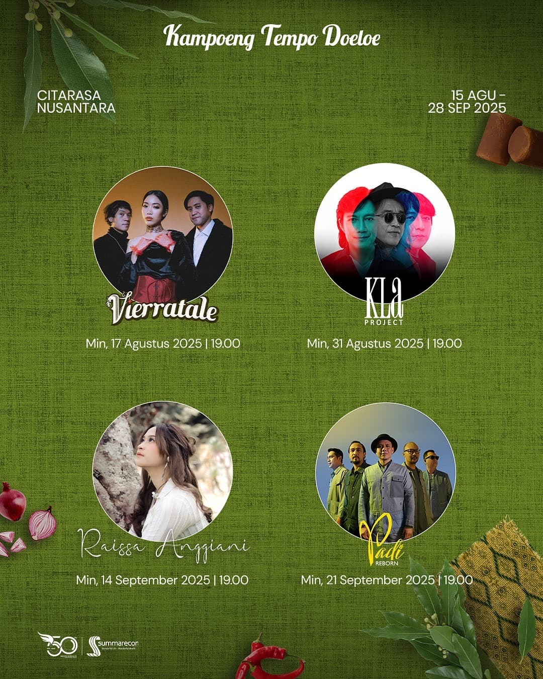 Kumpul! Kampoeng Tempo Doeloe 2025 Siap Guncang Kelapa Gading, Ada Padi Reborn Sampai Vierratale!