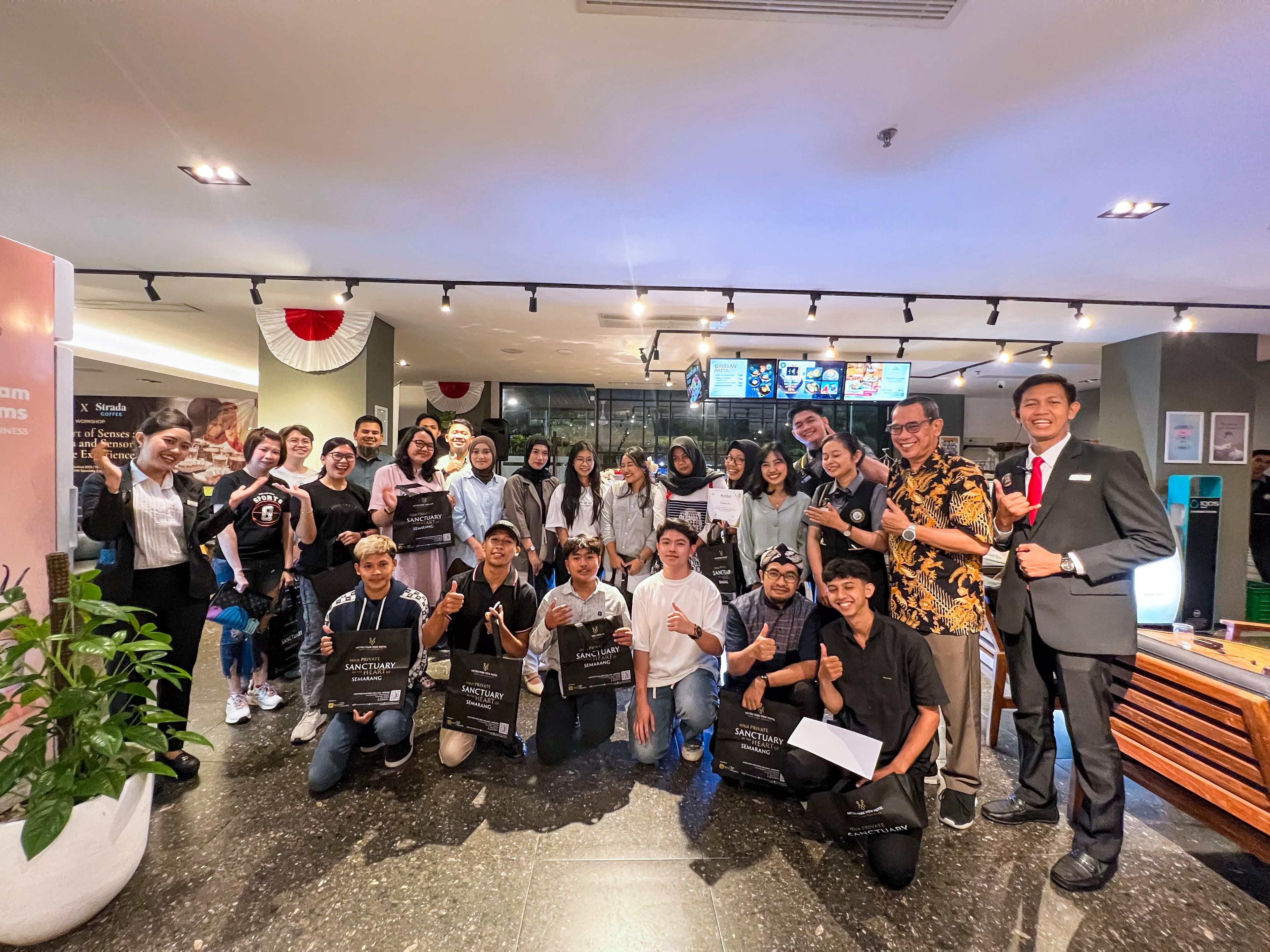 Metro Park View Hotel Semarang Berkolaborasi dengan Strada Coffee Sukses Gelar Workshop The Art of Sense: Aroma and Sensory Coffee Experience