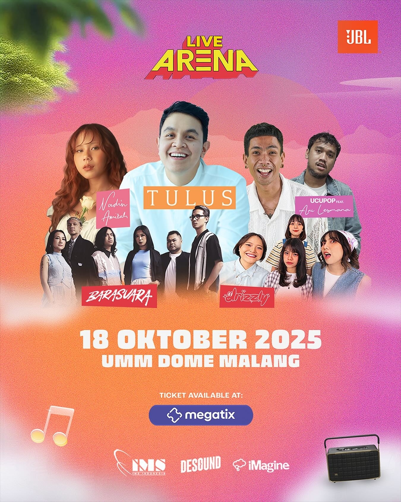 Jangan Sampai Kehabisan! Tulus Hingga Nadin Amizah Bakal Guncang UMM Dome, Tiket Mulai Rp199 Ribu!