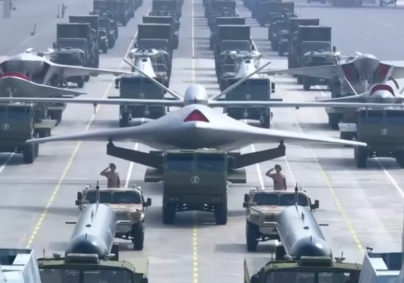 Dunia Bergidik! China Pamerkan Robot Serigala dan Drone Siluman di Parade Militer, Bikin AS Ketar-Ketir!