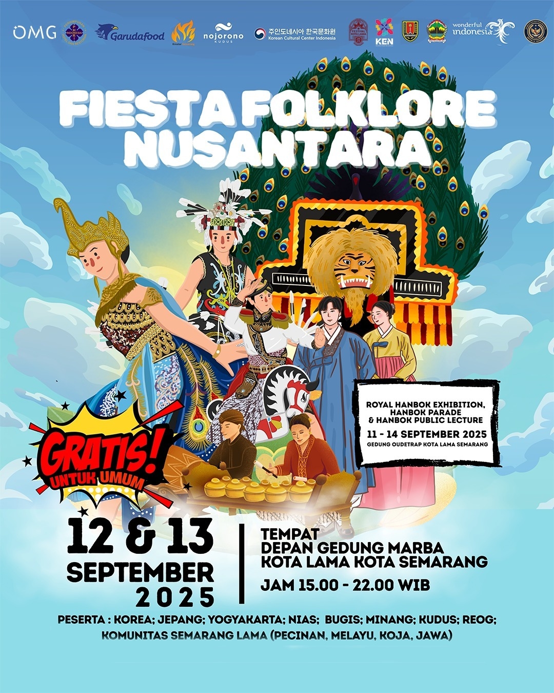 Gak Main-Main! Fiesta Folklore Nusantara 2025 di Kota Lama Semarang Bakal Suguhkan Pesta Budaya Lintas Benua!