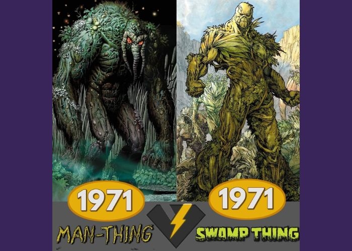 Terungkap! Pertarungan Sengit Man Thing vs Swamp Thing: Siapa Raja Monster Rawa Sejati dari Marvel dan DC?