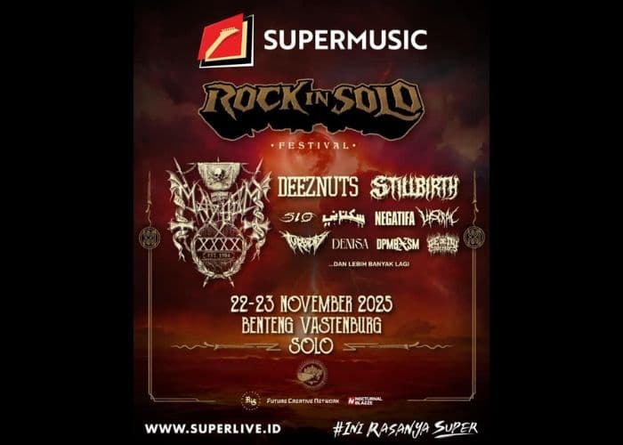 Siap-Siap! Event Rock In Solo Festival 2025 Kembali Guncang Benteng Vastenburg: Janji Bara Api Musik Keras yang Belum Padam!