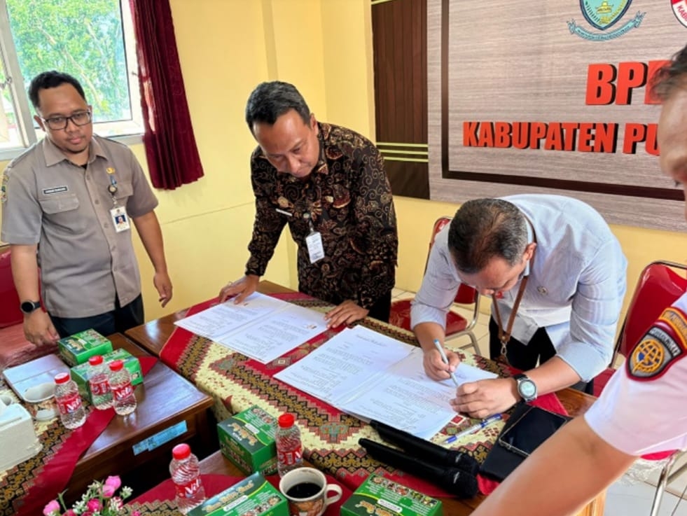 BPBD Purbalingga dan Banyumas Teken Kerjasama Penanggulangan Bencana