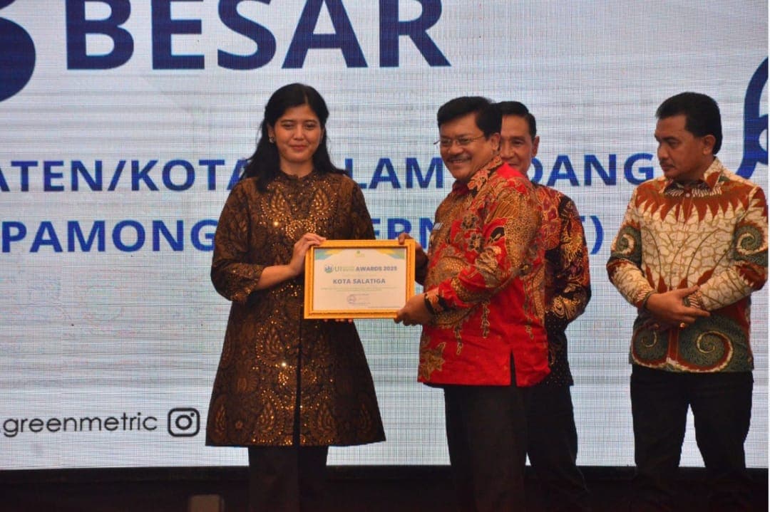 Salatiga Raih Penghargaan UI Green City Metric 2025, Terbaik ke 3 di Indonesia