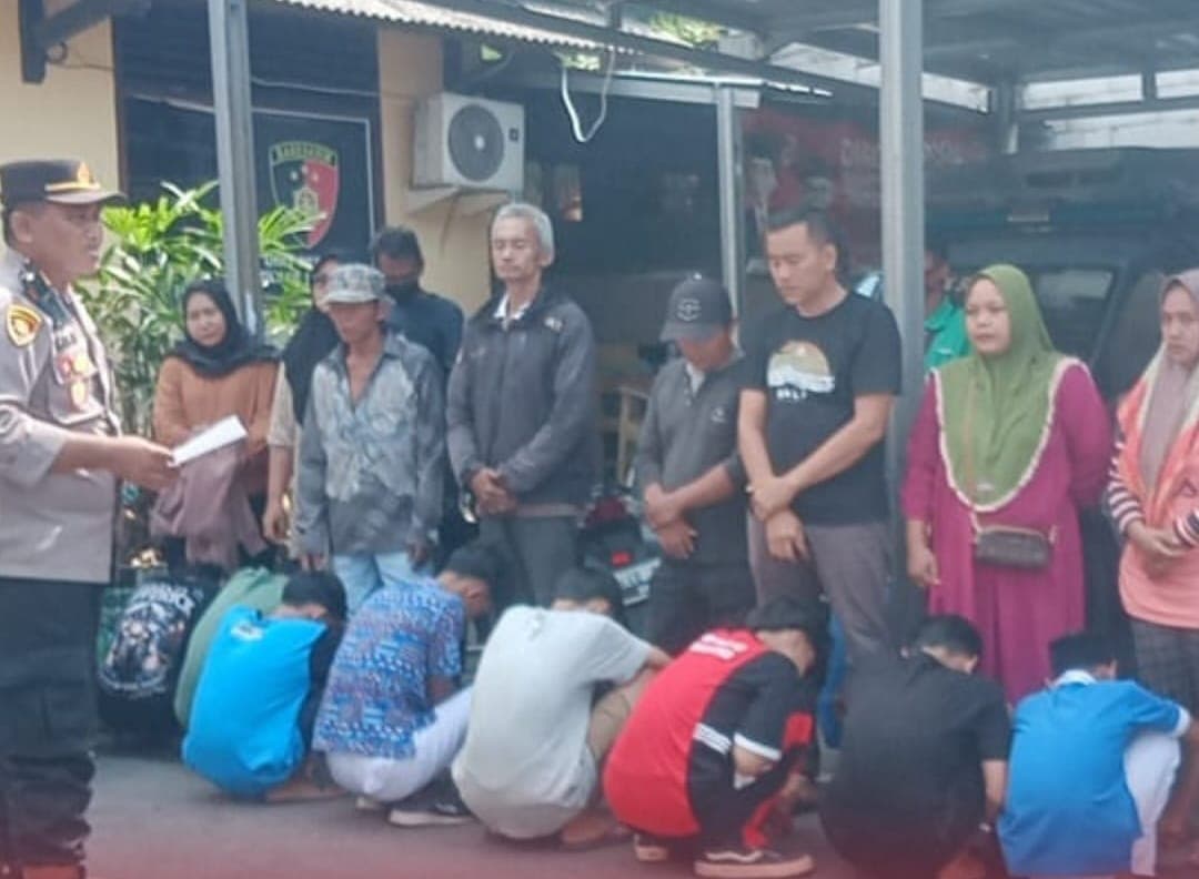 Hendak Tawuran Antar Geng, 12 Remaja di Sukolilo Pati Diamankan Polisi