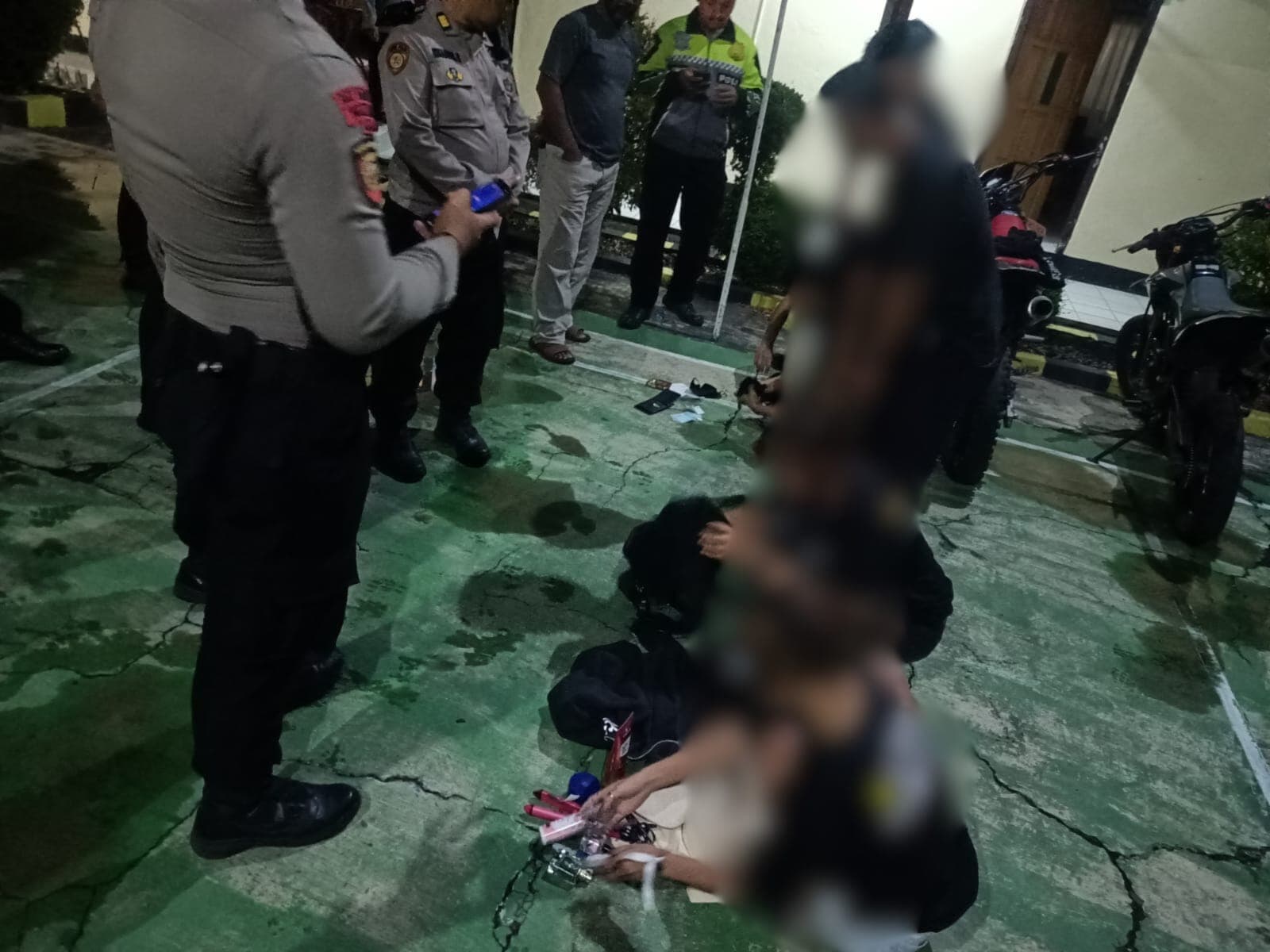 Polres Klaten Amankan Enam Remaja Konvoi Sepeda Motor Berknalpot Brong Usai Pesta di Solo