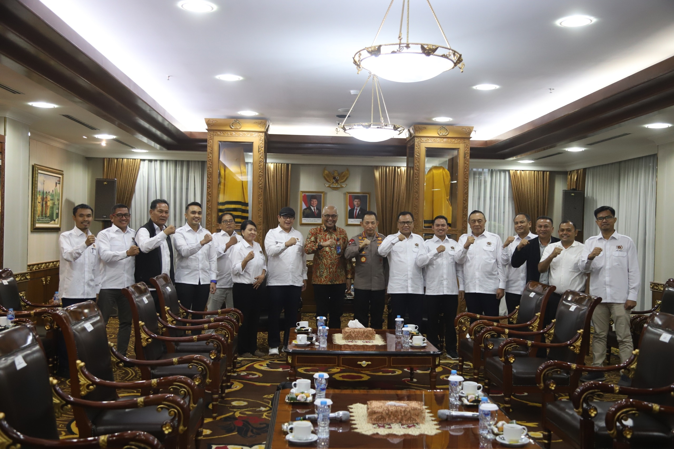 Audiensi Pengurus PWI di Mabes Polri, PWI Dorong Konsistensi MoU Dewan Pers - Polri