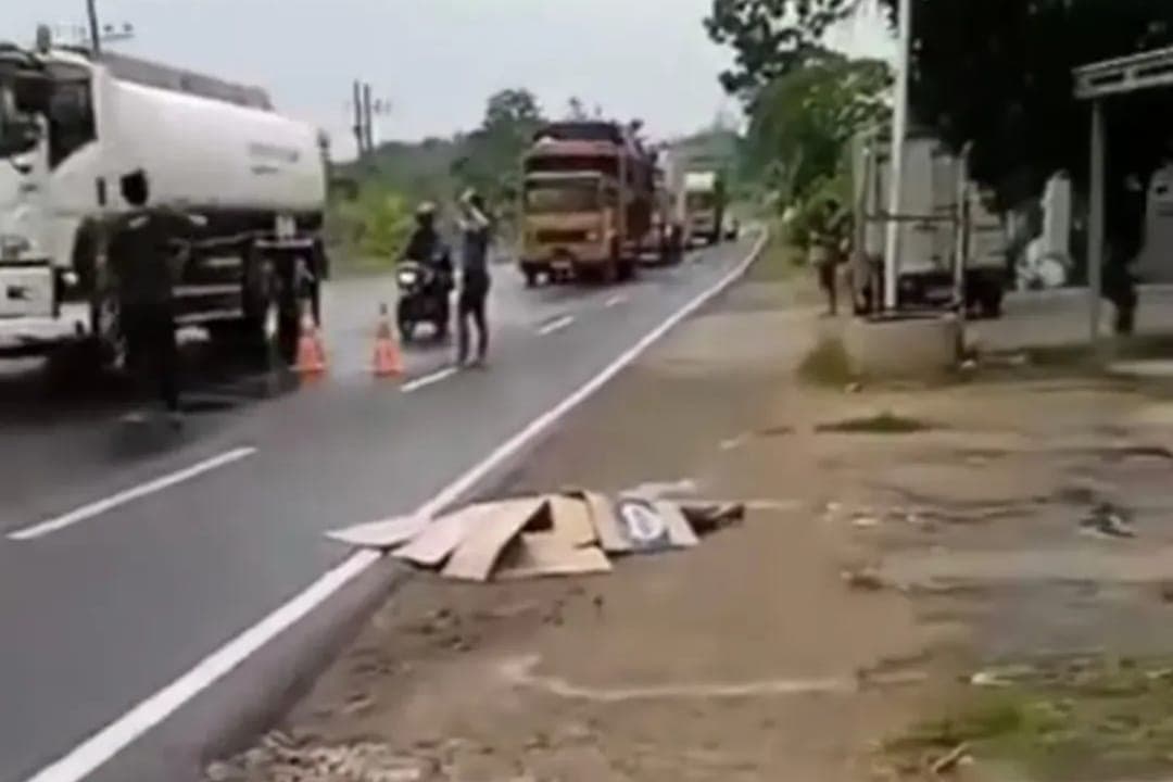 Tabrakan Beruntun, Pengendara Honda Vario MD di Mantingan Ngawi