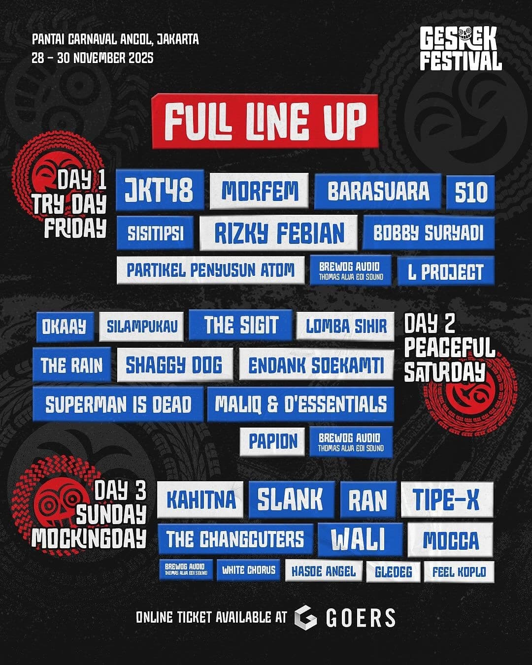 GEMPAR! GESREK FESTIVAL Boyong JKT48 Hingga Slank ke Ancol, Siap Guncang Jakarta dengan Sound System Horeg Perdana!