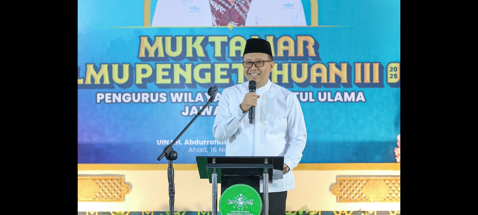Resmi, Muktamar Ilmu Pengetahuan III Jawa Tengah Dibuka, Rektor UIN KH. Abdurrahman Wahid Menyambut Hangat
