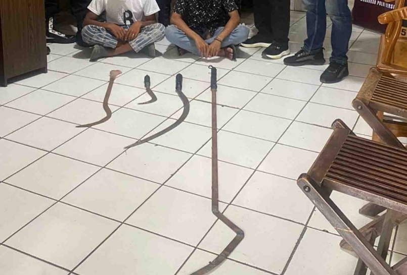 Simpan Sajam Buat Tawuran, Dua Remaja Anggota Gangster di Pati Diciduk Polisi