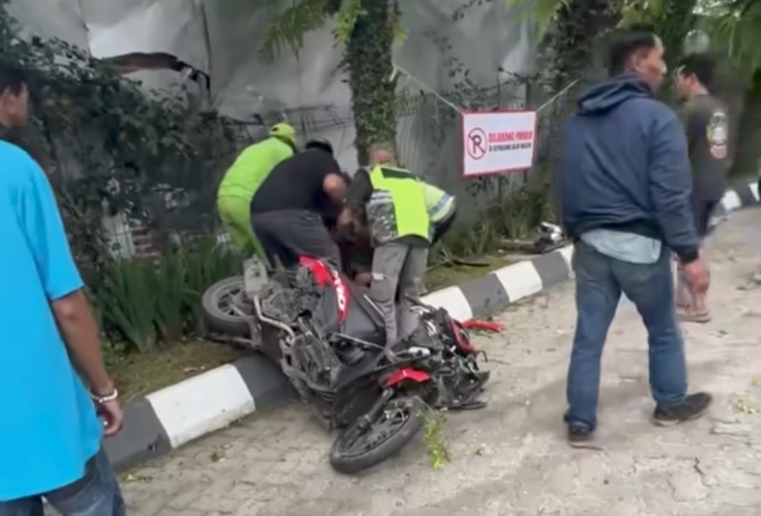 Rem Blong, Dua Orang Pengendara Vario Tewas di Jalan Turunan Gedongsongo Bandungan
