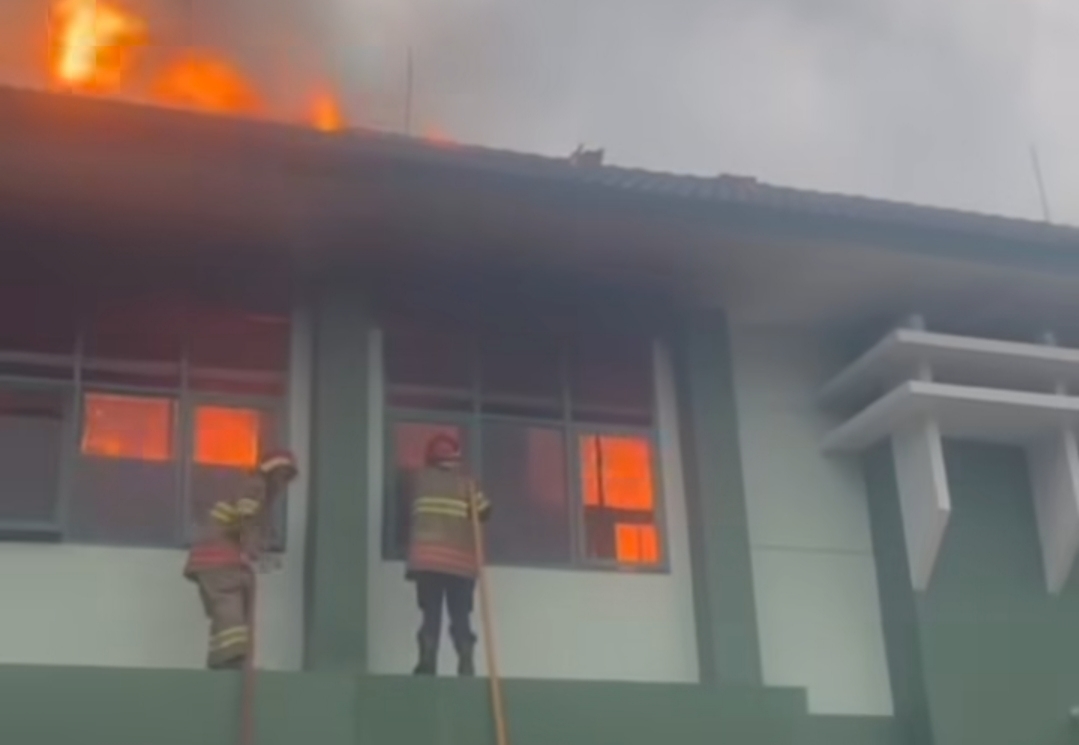 Asrama Putri MAN 2 Jogja Kebakaran, Dua Ruangan Ludes Dilahap Api